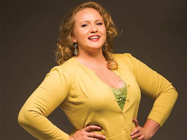 Олеся Жураковская в молодости