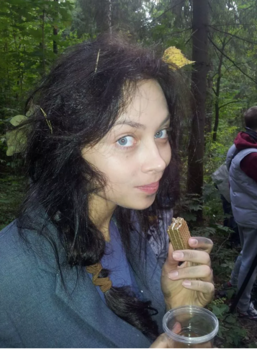 Настасья Самбурская в молодости