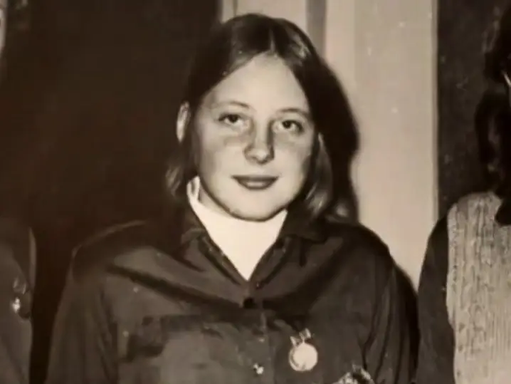 Ангела Меркель в молодости