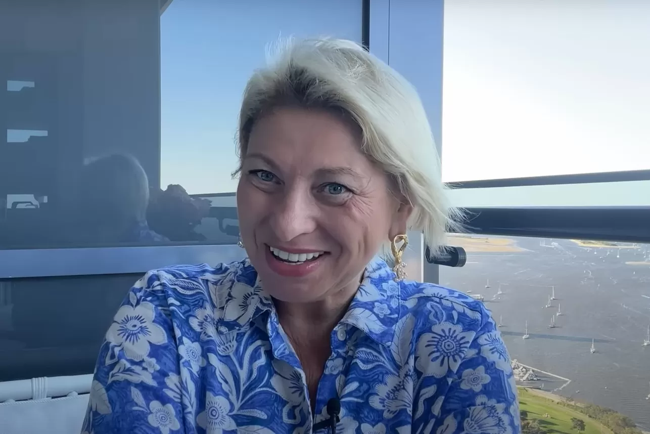 Анджела Перл в молодости