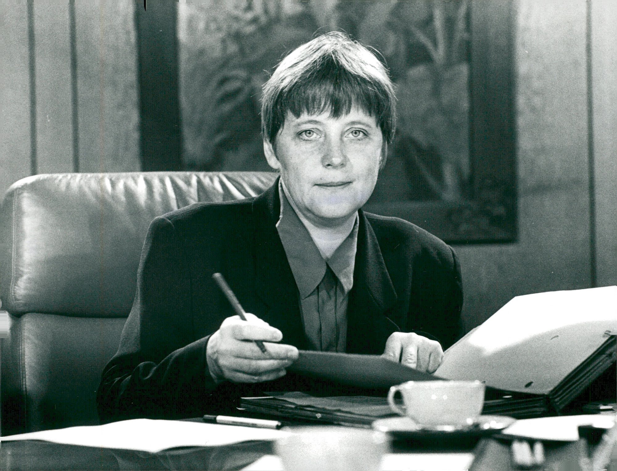 Ангела Меркель в молодости