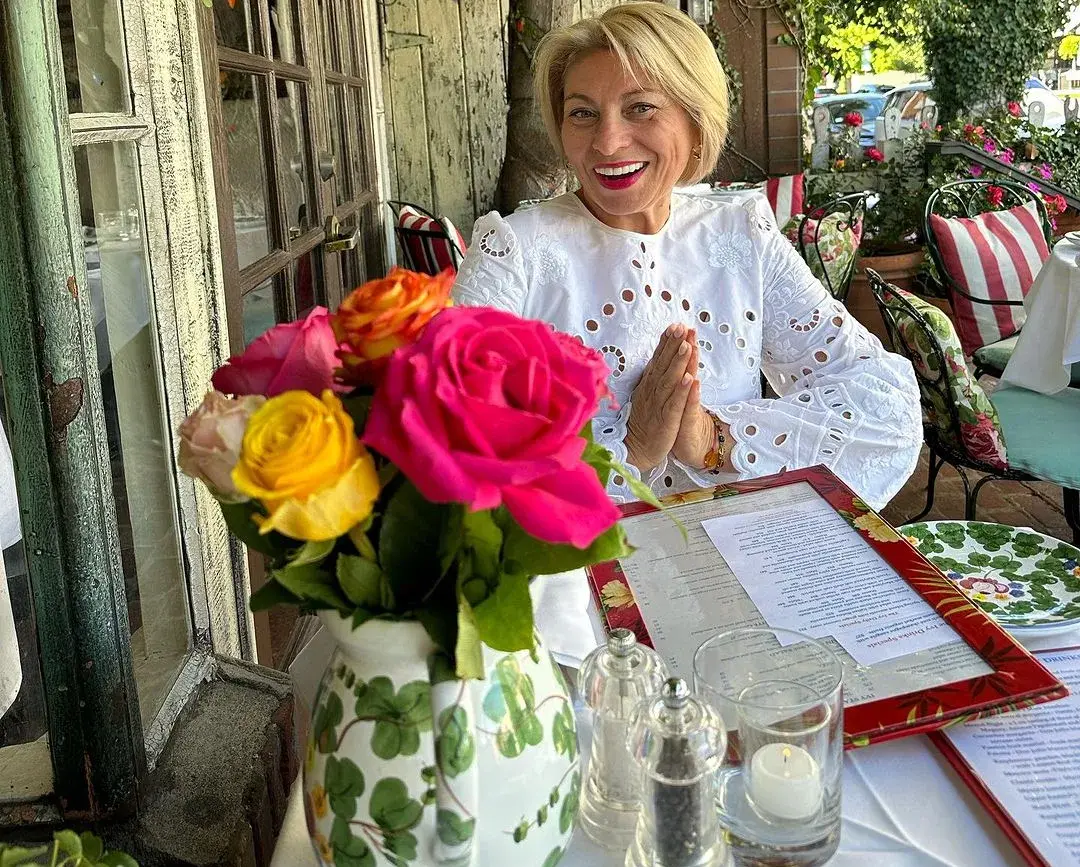 Анжела Перл в молодости