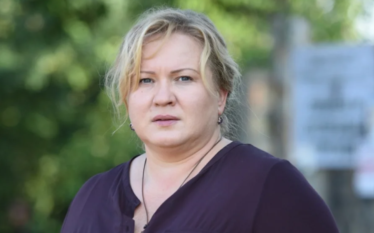 Олеся Жураковская в молодости