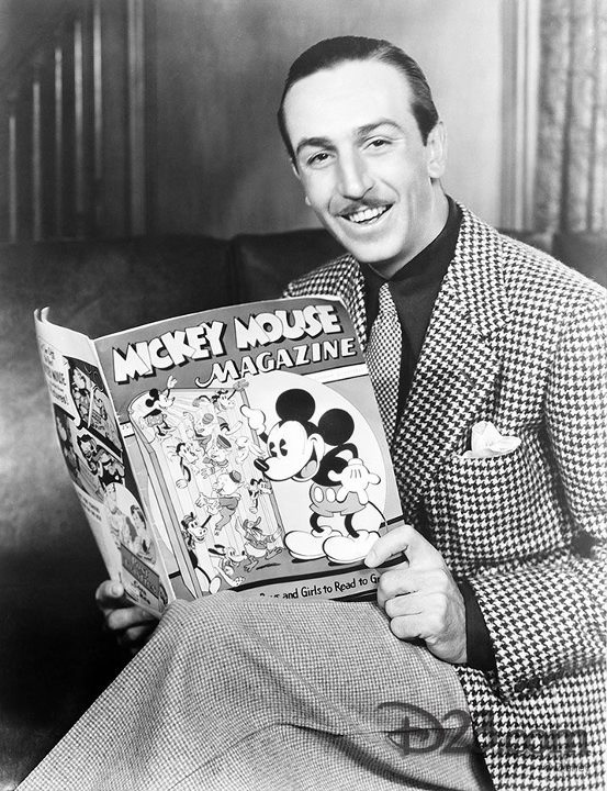 Уолт Дисней в молодости