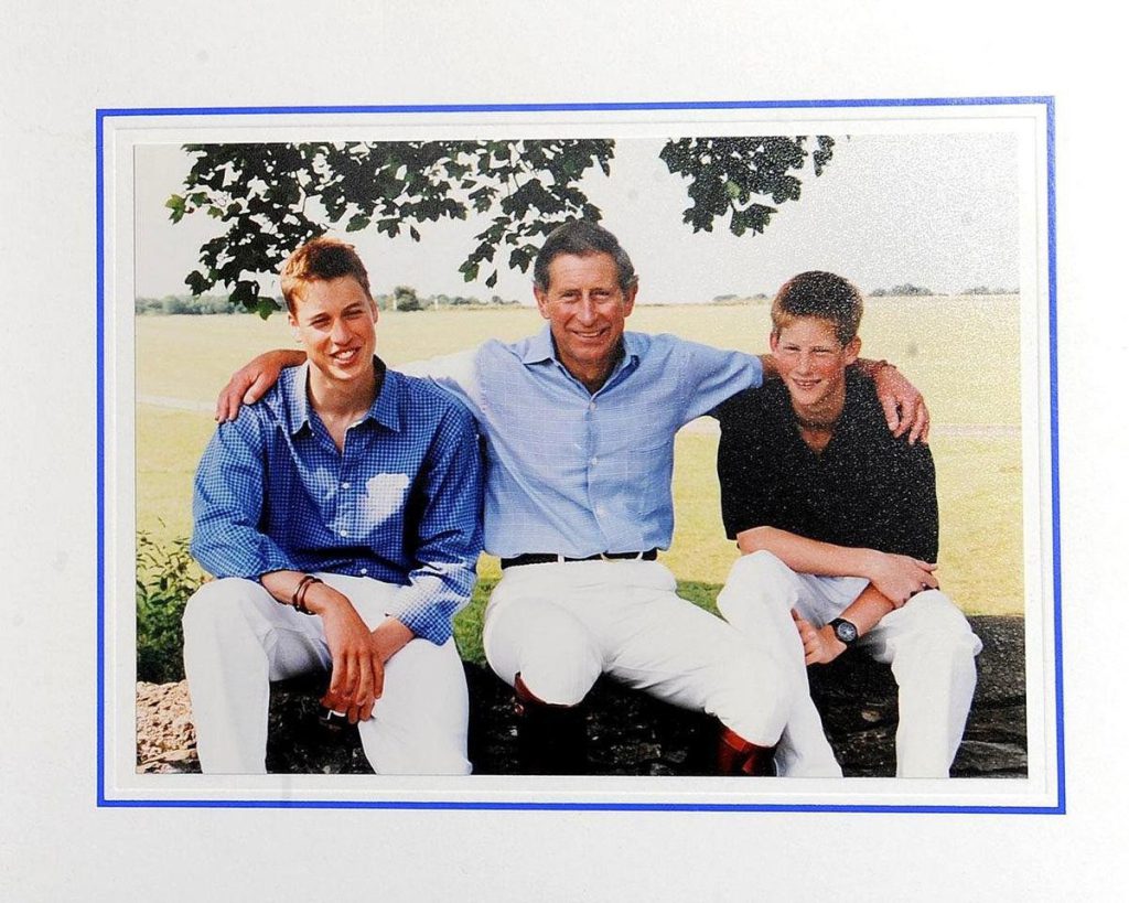 Різдвяна листівка королівської родини 1999