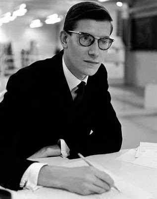 Ив Сен Лоран в молодости