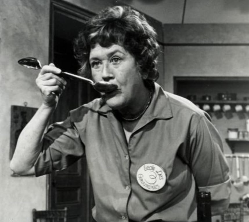 Джулия Чайлд в молодости