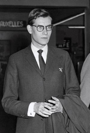 Ив Сен Лоран в молодости