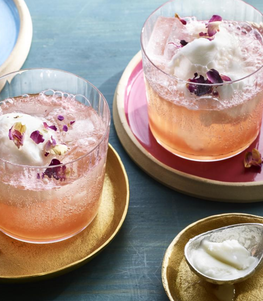 Лимонно-трояндовий щербет