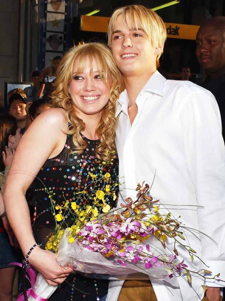 hilary-duff-aaron-carter-2003 Хилари Дафф в молодости