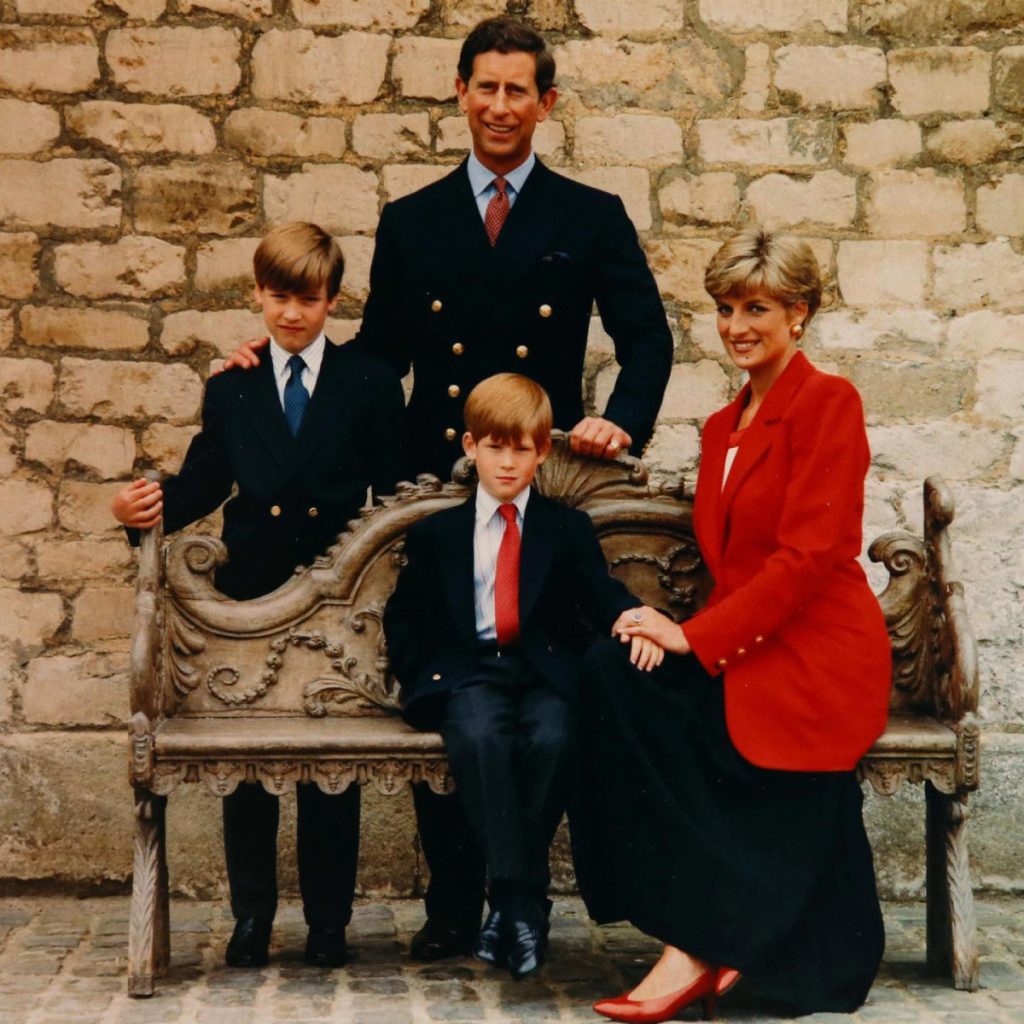 Різдвяна листівка королівської родини 1991