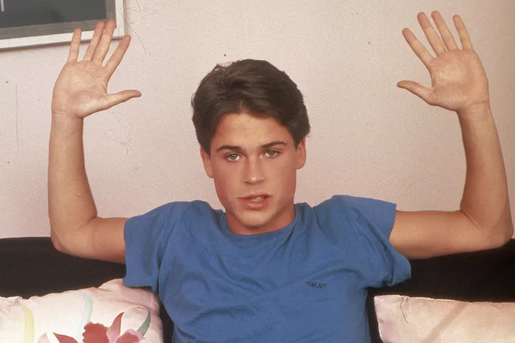 Роб Лоу в молодости