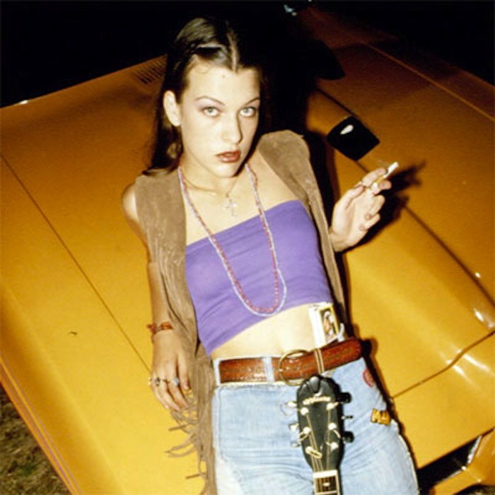 Милла Йовович в молодости