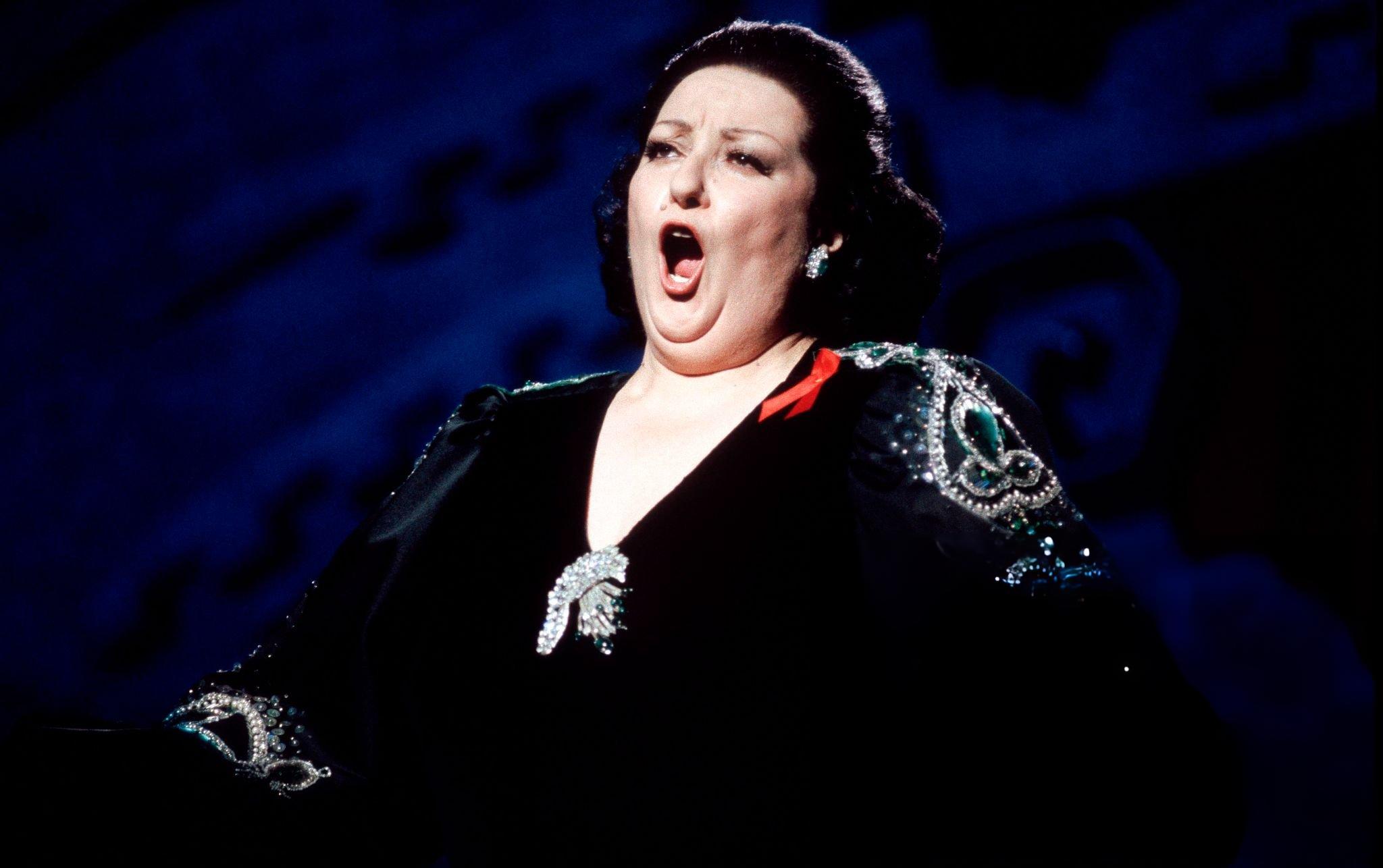 Монсеррат Кабалье в молодости