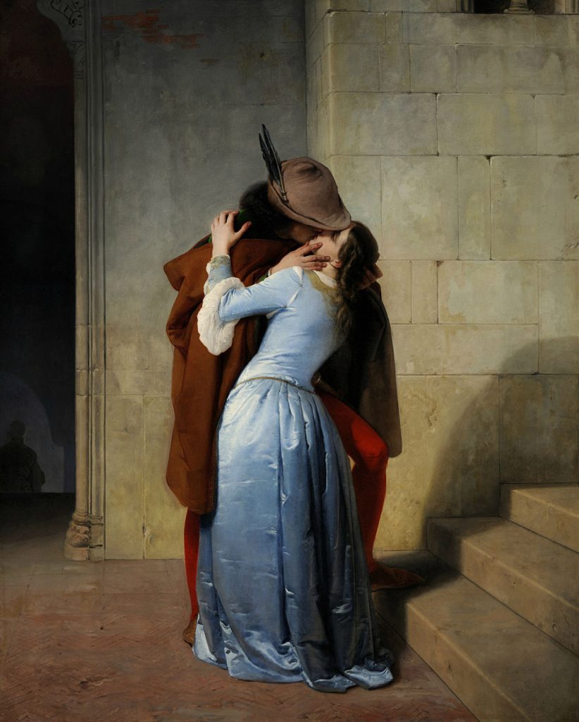 «Поцілунок» Франческо Аєца (1859)