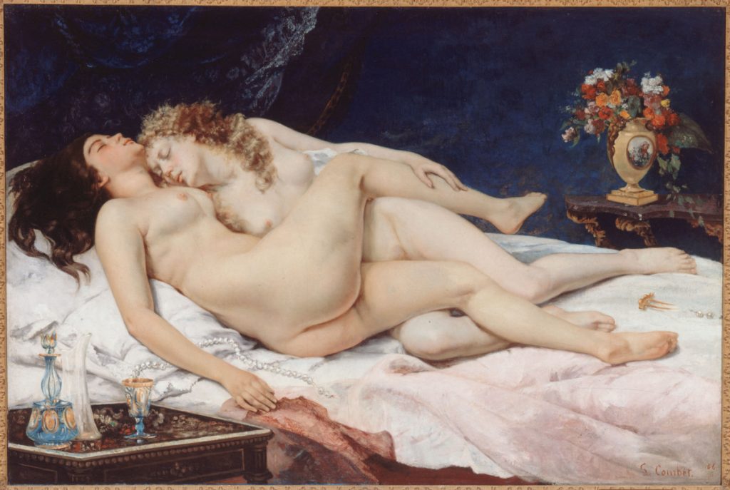 «Сон (жіноча любов)» Гюстава Курбе (1866)